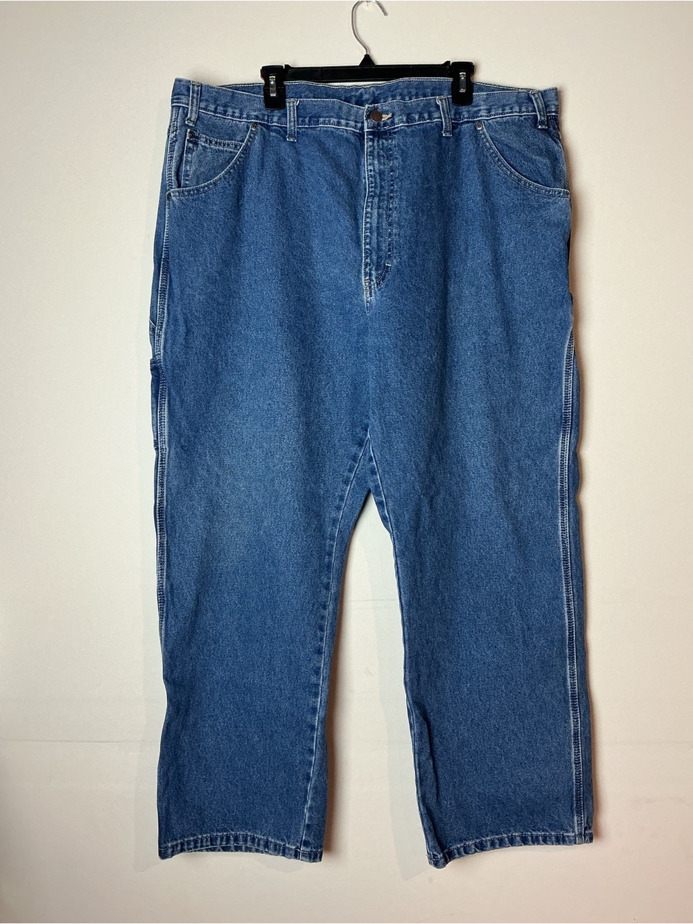 Dickies Mens Blue Denim Cotton Work Pants Size 44x30